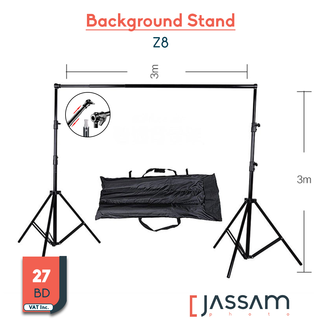 Background Stand Kit 3x3m – Jassam Photography Materials